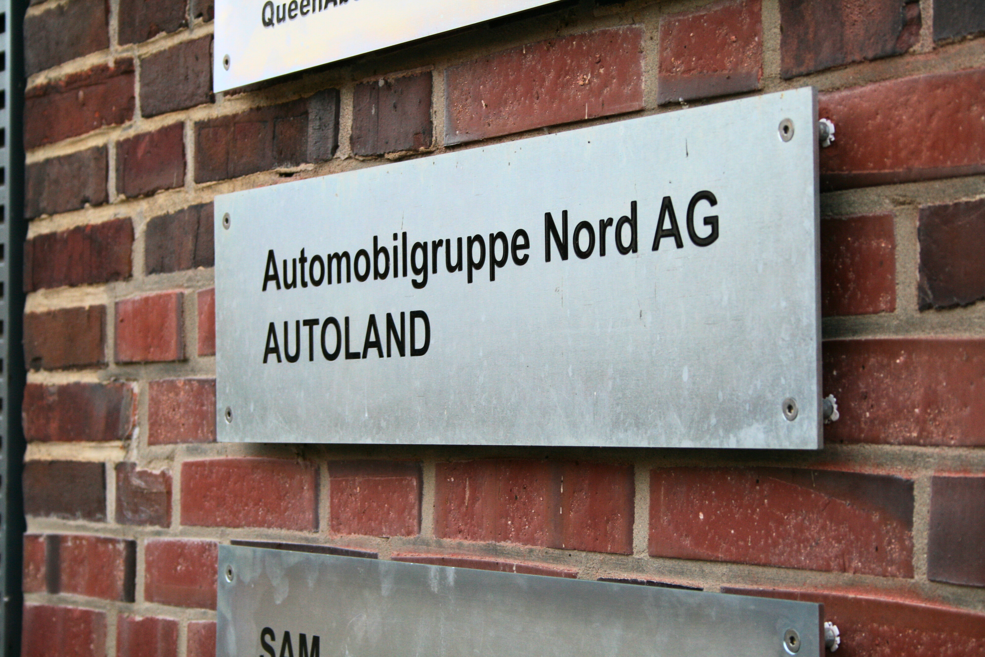 Altes ANAG Türschild